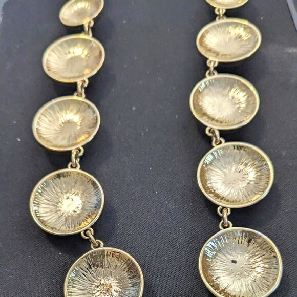 ANN TAYLOR PEACH AND GOLD NECKLACE - Picture 5 of 5